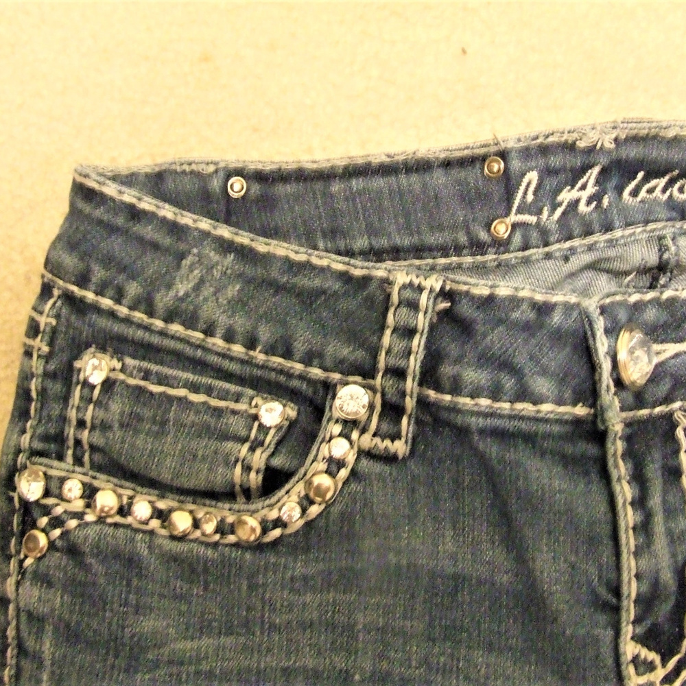 L A Idol USA Capri Jeans